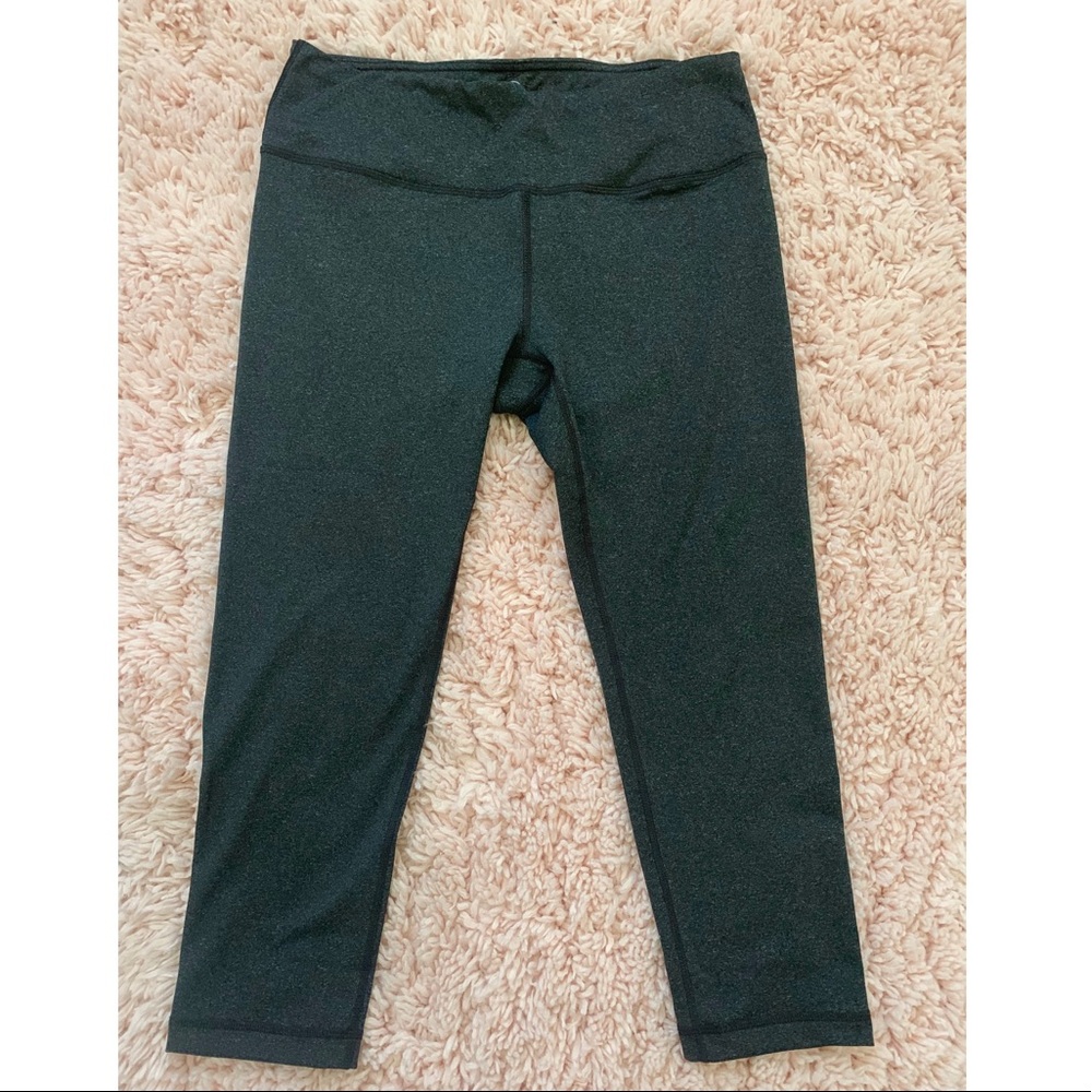 90 Degree by Reflex Charcoal Cropped Leggings